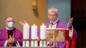 Archbishop Costelloe SDB Celebrates Ash Wednesday with Rev Fr Ihor
